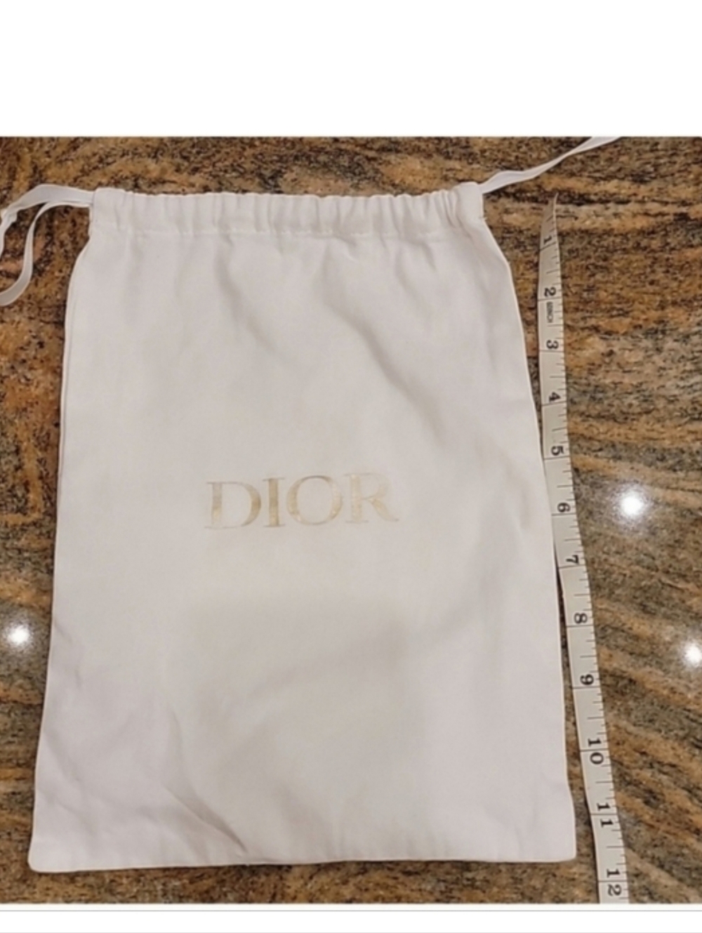 Dior White Dust Bag
